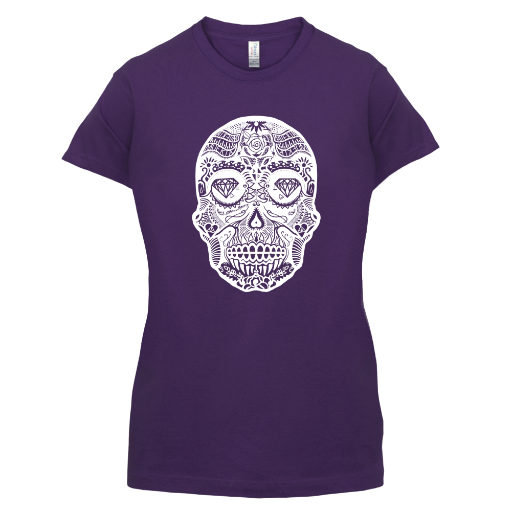 Mexican Sugar Candy Skull T Shirt