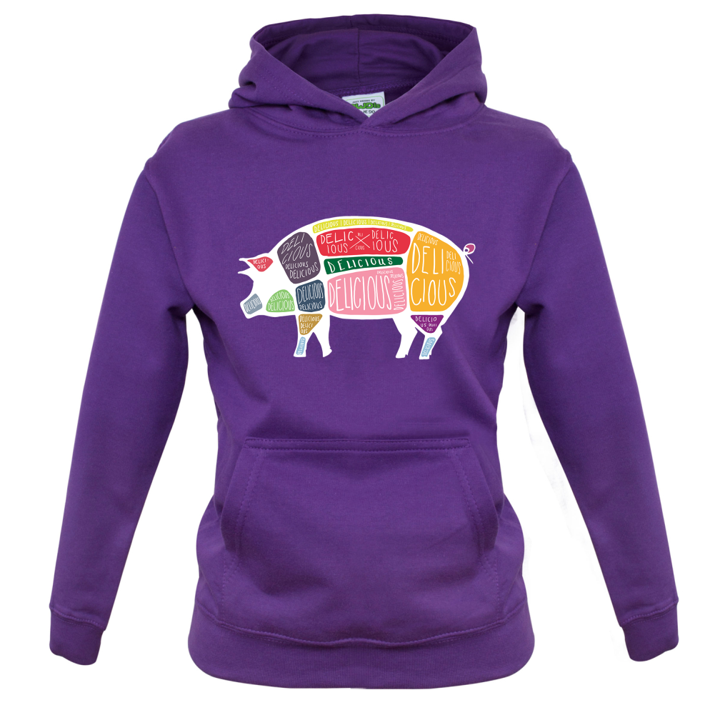 Delicious Pig Kids T Shirt