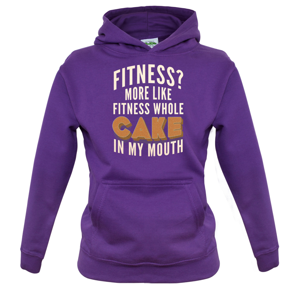 Fitness Cake In My Mouth Kids T Shirt