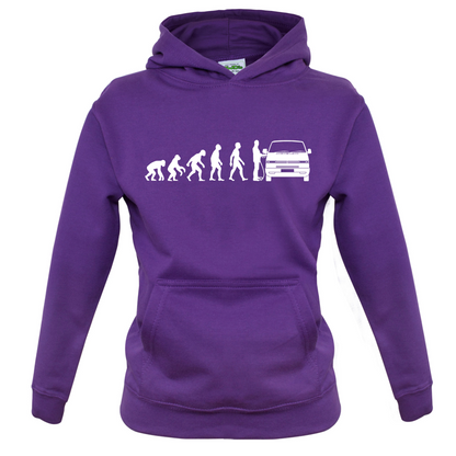 Evolution of Man T4 Campervan Kids T Shirt