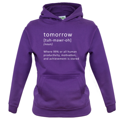 Funny Definition Tomorrow Kids T Shirt