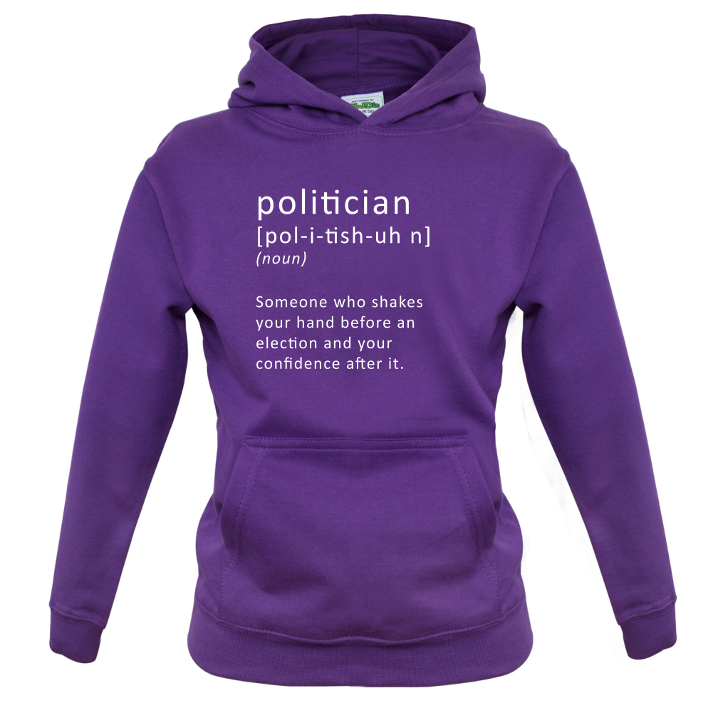 Funny Definition Politician Kids T Shirt