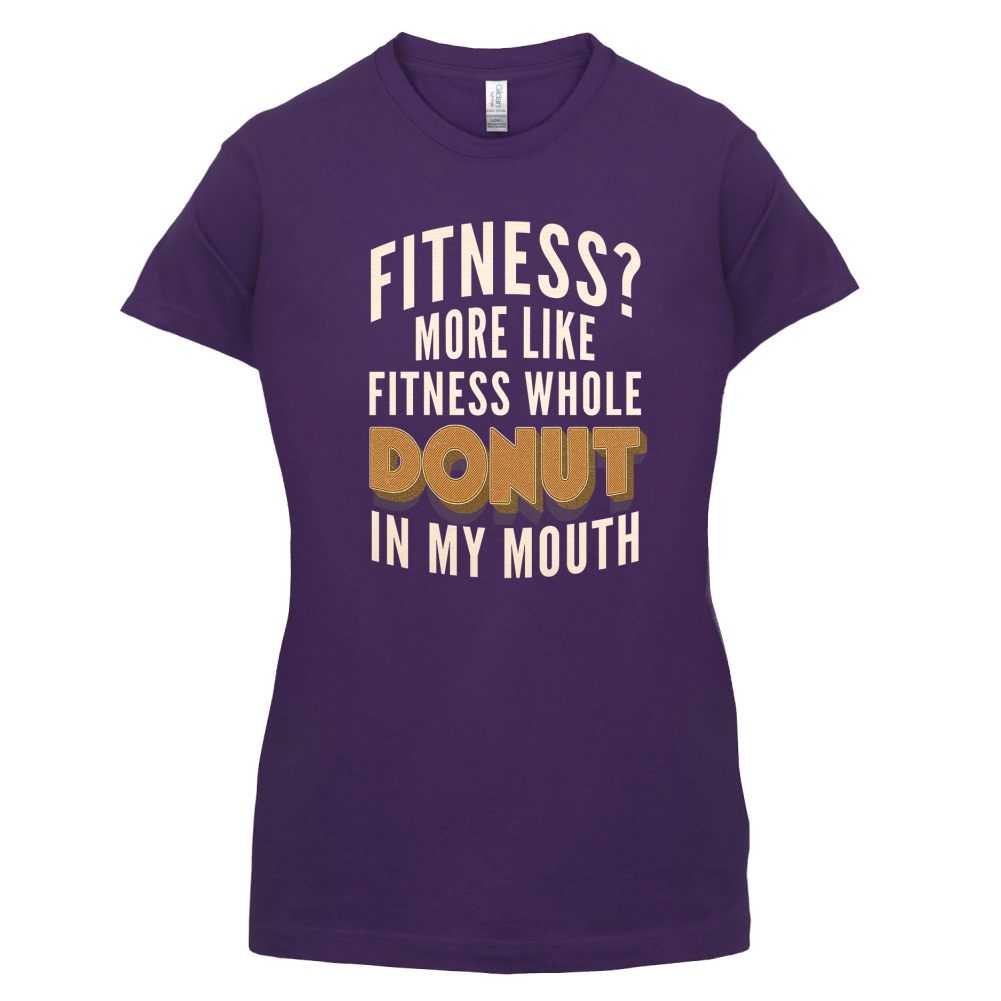 Fitness Donut In My Mouth T Shirt