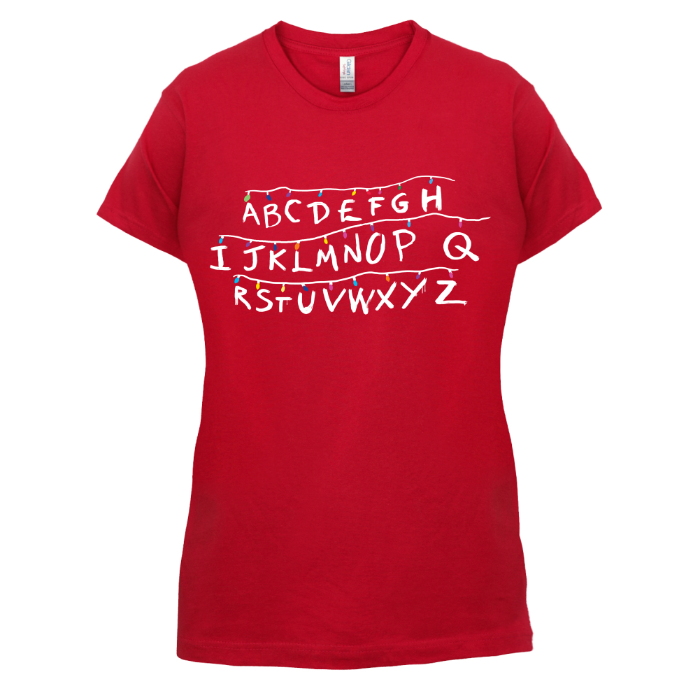 Stranger Alphabet T Shirt