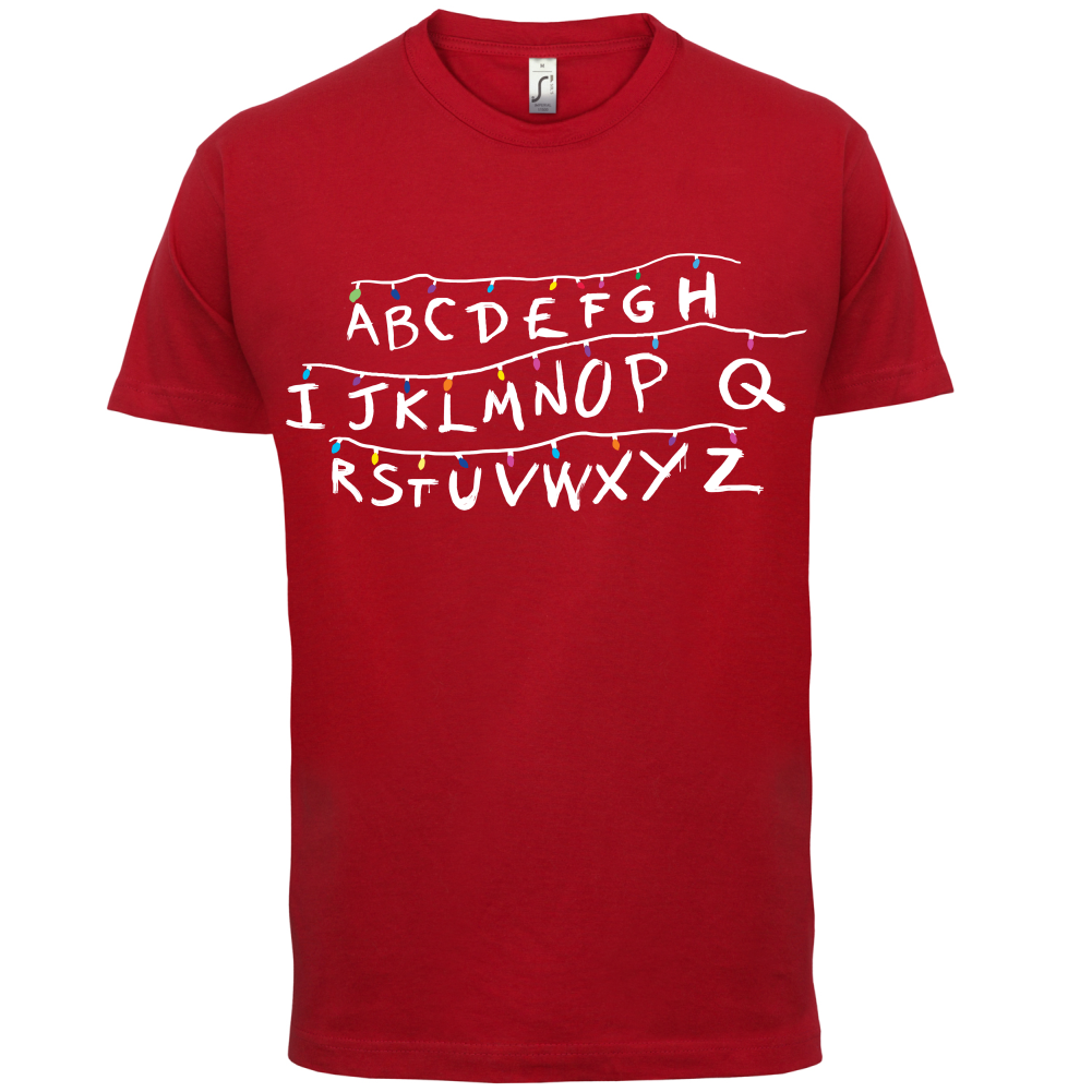 Stranger Alphabet T Shirt