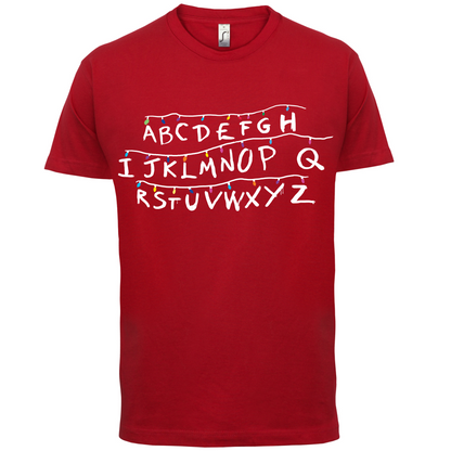 Stranger Alphabet T Shirt