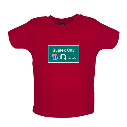Suplex City Baby T Shirt