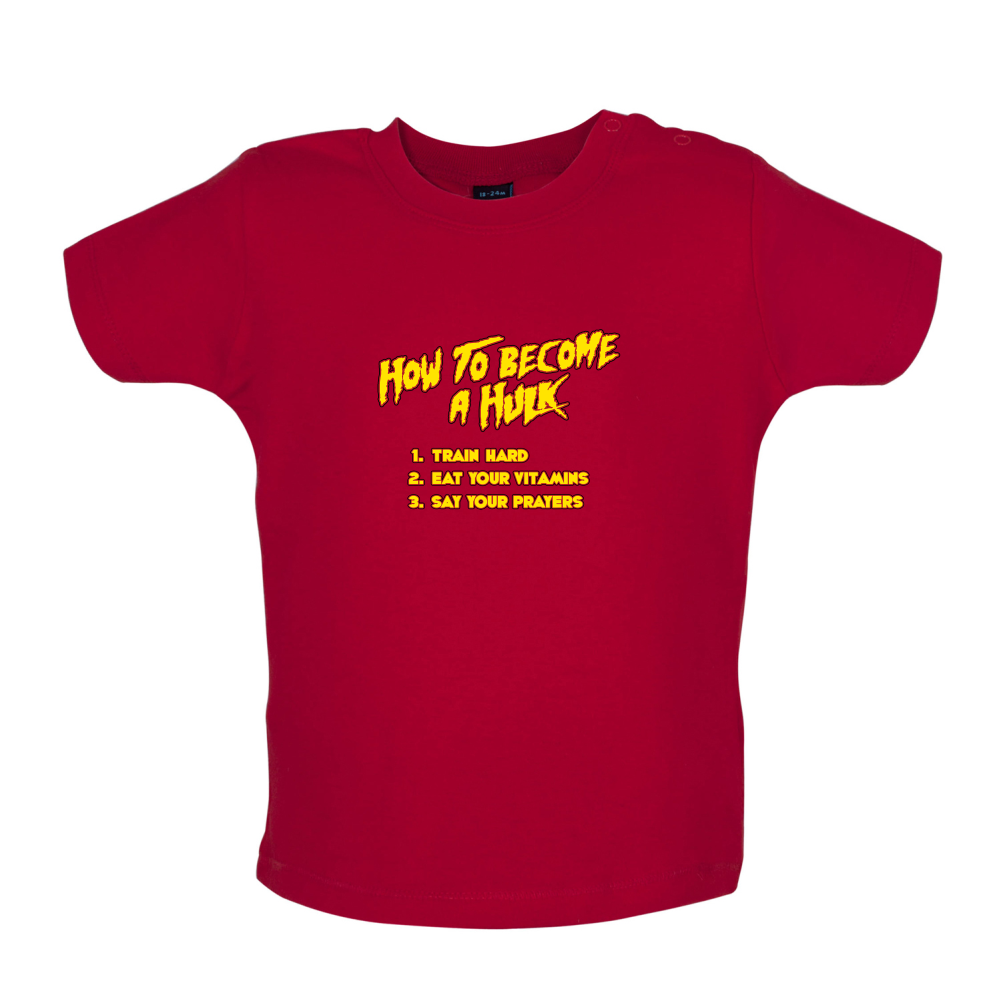 Hulk Checklist Baby T Shirt