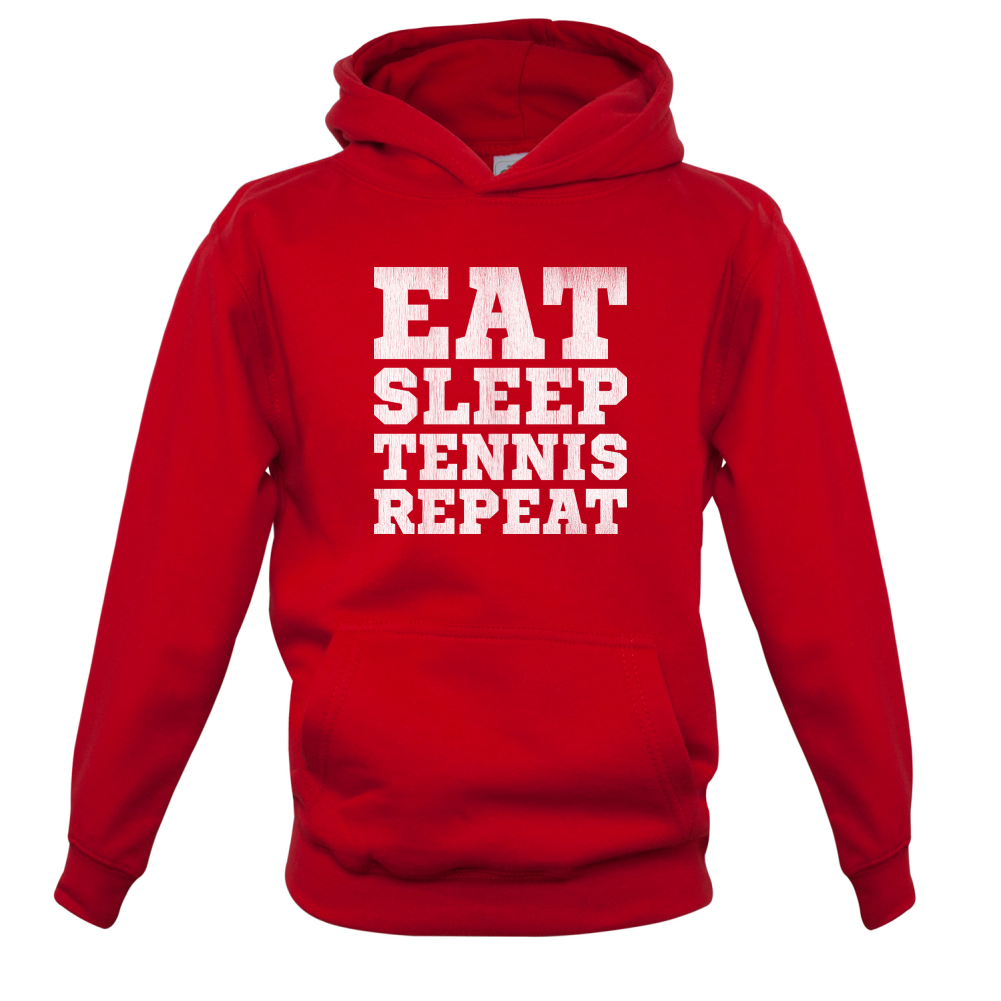 Eat Sleep Tennis Repeat Kids T Shirt