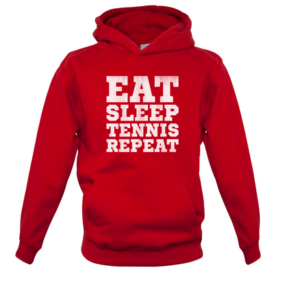 Eat Sleep Tennis Repeat Kids T Shirt