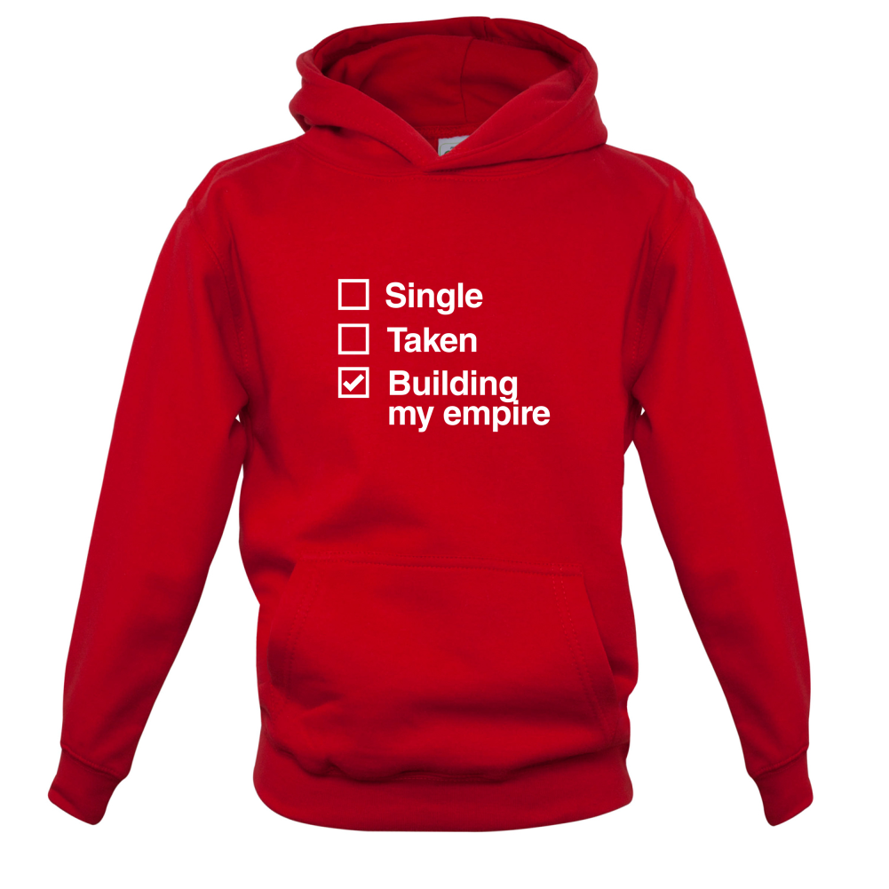 Single Taken Building Empire Kids T Shirt