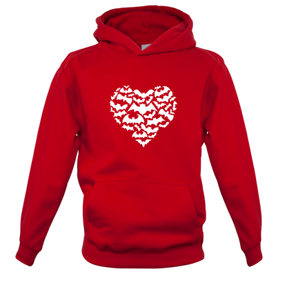 Love Heart Bats Kids T Shirt