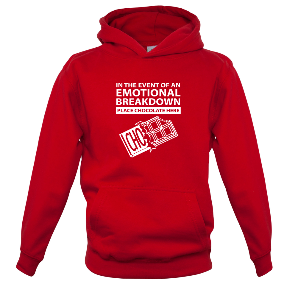 Emotional Breadown Place Chocolate Here Kids T Shirt