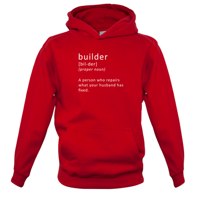 Builder Who Repairs Kids T Shirt