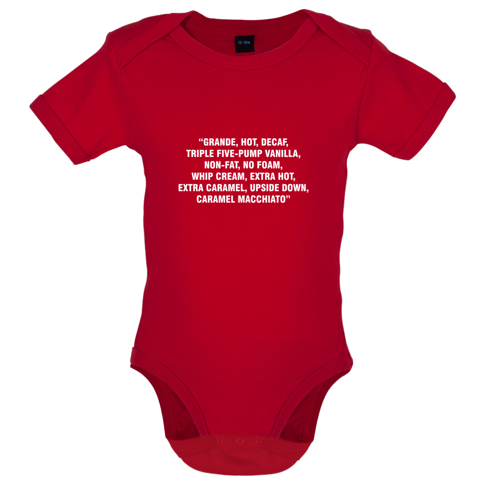 Long Coffee Order Baby T Shirt