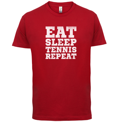 Eat Sleep Tennis Repeat T Shirt