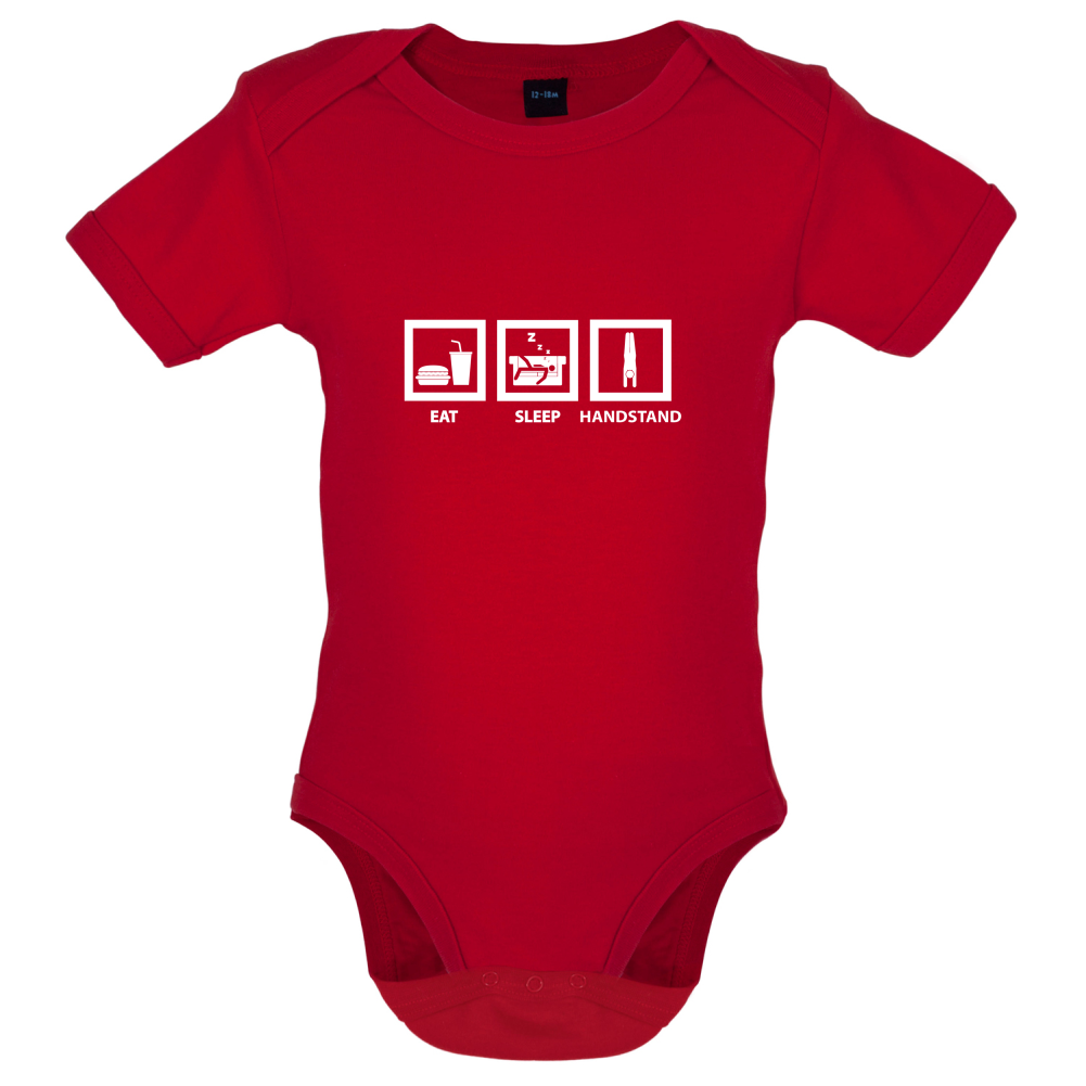 Eat Sleep Handstand Baby T Shirt