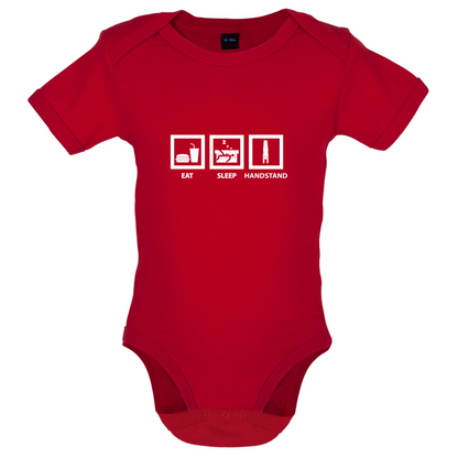 Eat Sleep Handstand Baby T Shirt