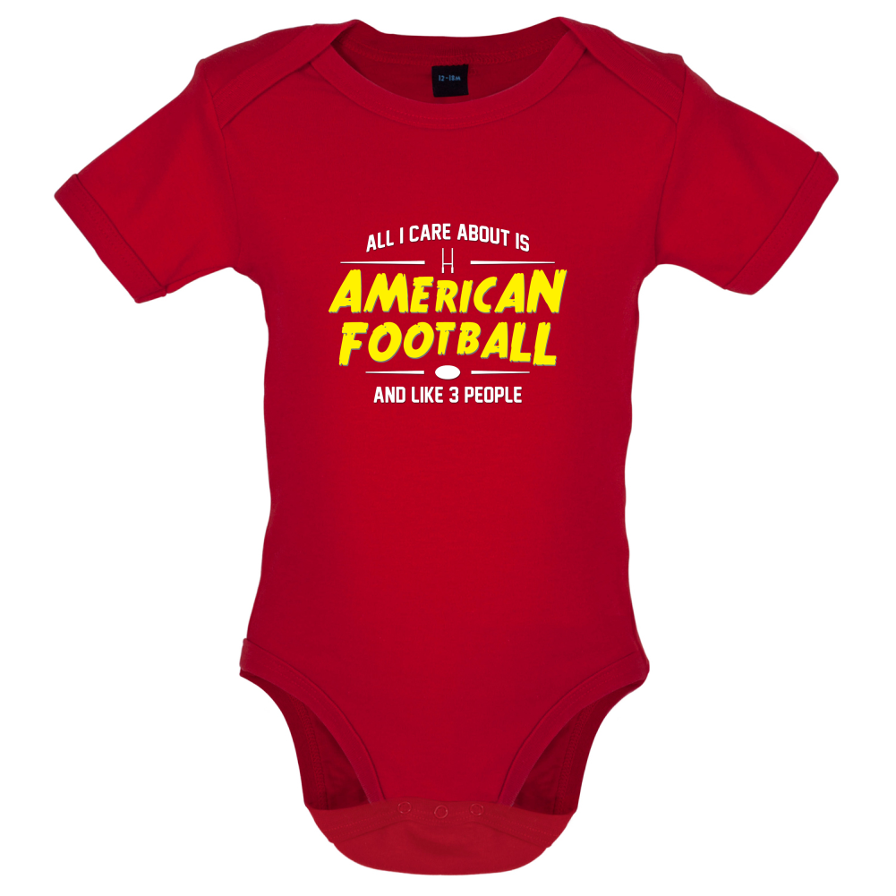 All I Care About Is American Football Baby T Shirt