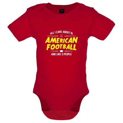 All I Care About Is American Football Baby T Shirt