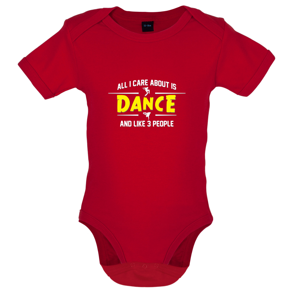 All I Care About Is Dance Male Baby T Shirt