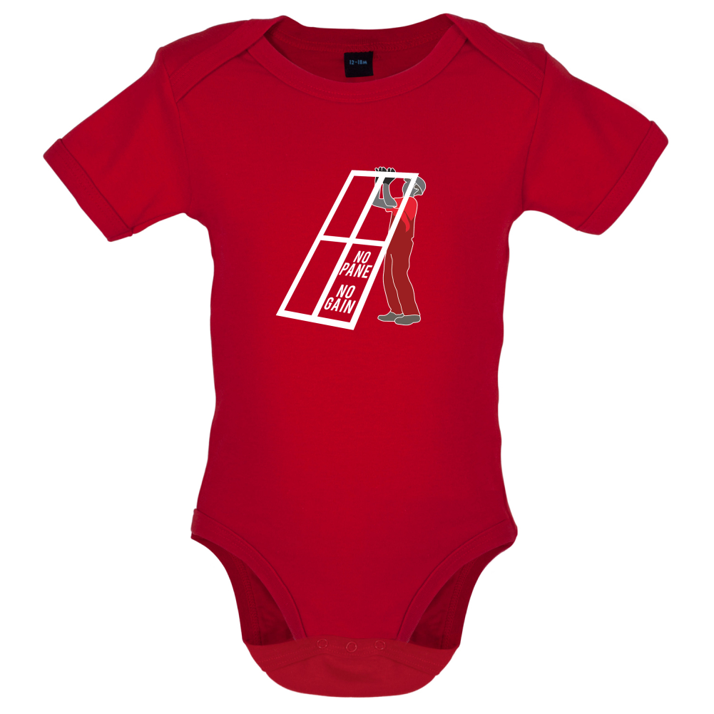 No Pane No Gain Baby T Shirt