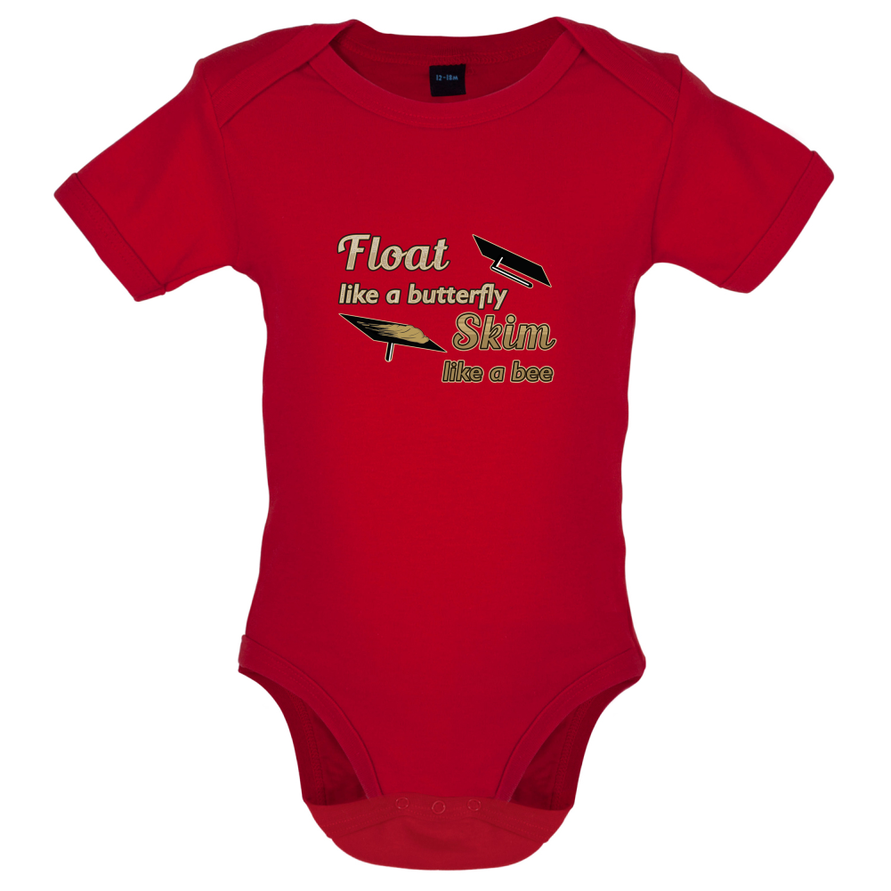 Float Like A Butterfly Skim Like A Bee Baby T Shirt