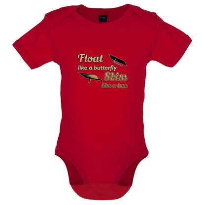 Float Like A Butterfly Skim Like A Bee Baby T Shirt