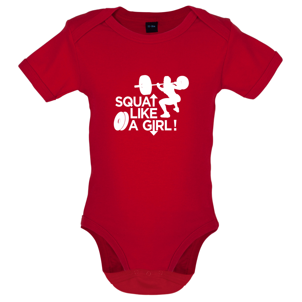 Squat Like A Girl Baby T Shirt