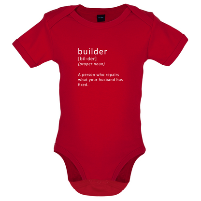 Builder Who Repairs Baby T Shirt