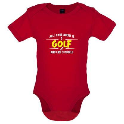 All I Care About Is Golf Baby T Shirt