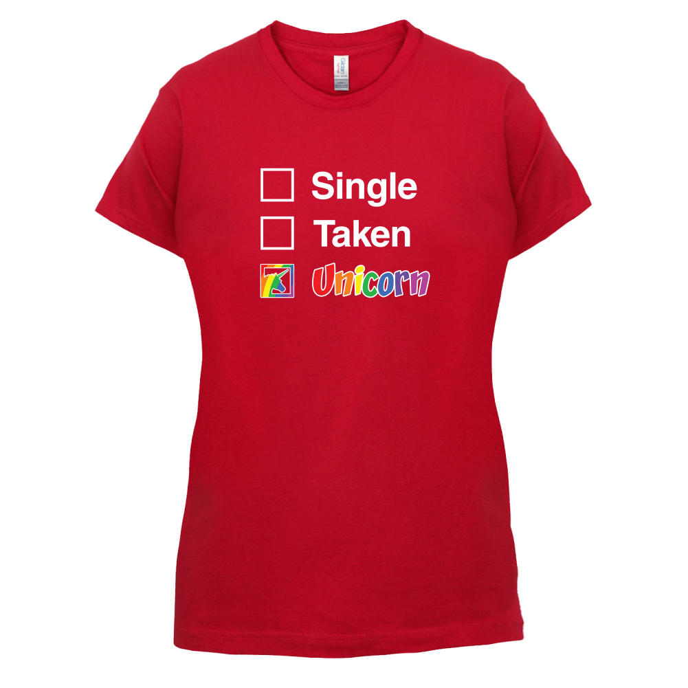 Single Taken Unicorn T Shirt