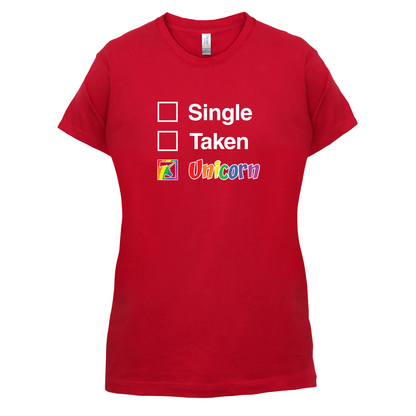 Single Taken Unicorn T Shirt