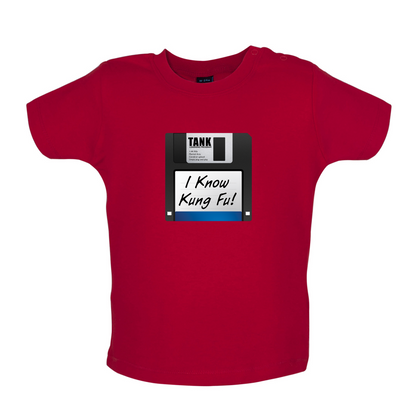 I Know Kung Fu Baby T Shirt