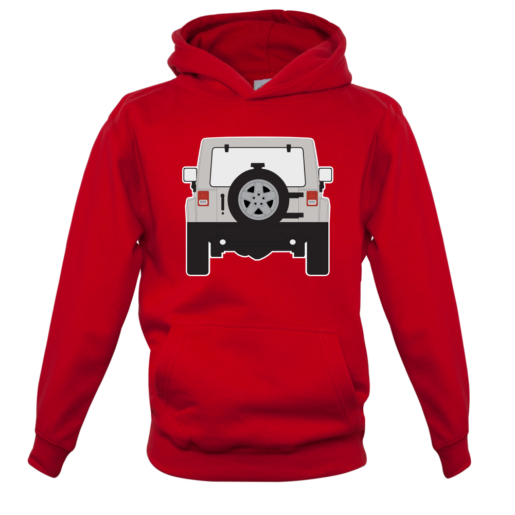 JW Rear Hyper Grey Stone Kids T Shirt