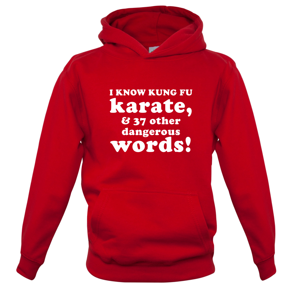 I Know Karate And 37 Other Dangerous Words Kids T Shirt