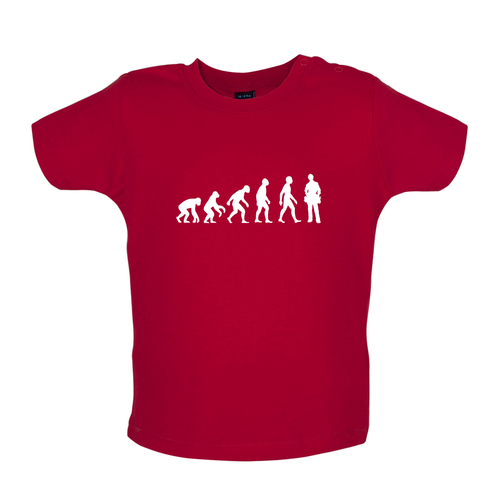Evolution Of Man Electrician Baby T Shirt