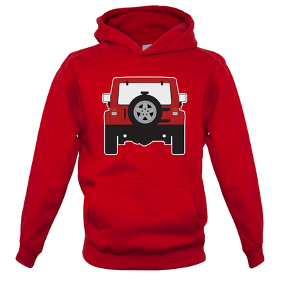 JW Rear Red Kids T Shirt