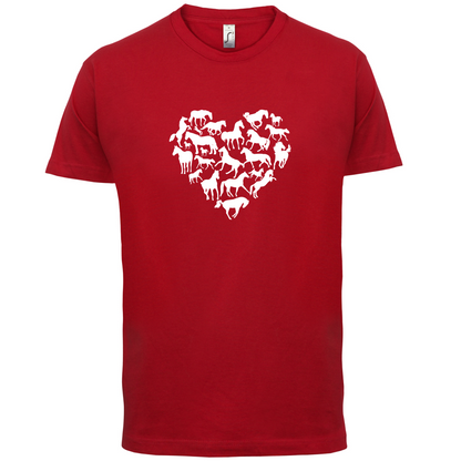 Love Heart Horse T Shirt