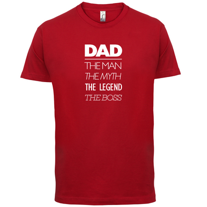 The Man The Myth The Legend The Boss T Shirt