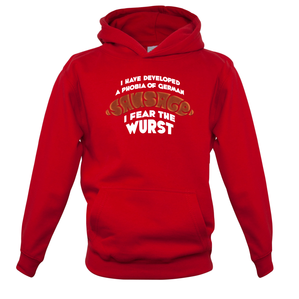 I Fear The Wurst Kids T Shirt