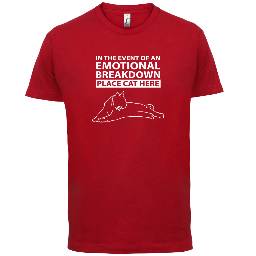 Emotional Breadown Place Cat Here T Shirt
