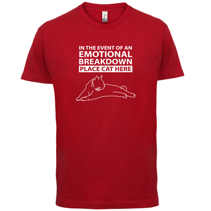 Emotional Breadown Place Cat Here T Shirt