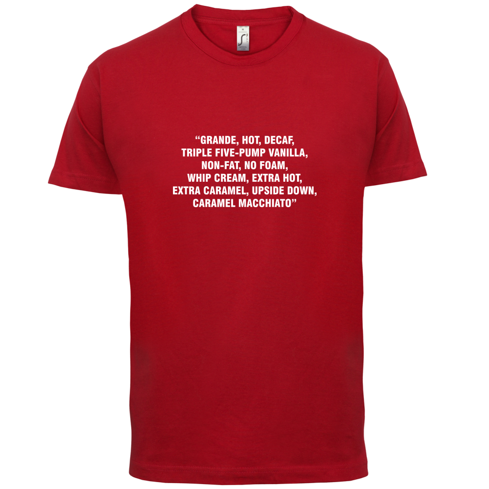 Long Coffee Order T Shirt