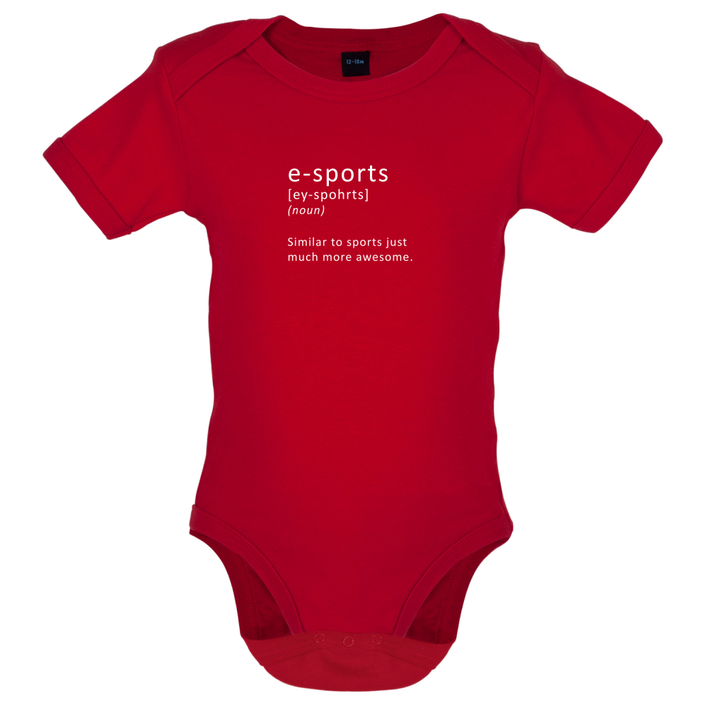 Funny Definition E-Sports Baby T Shirt