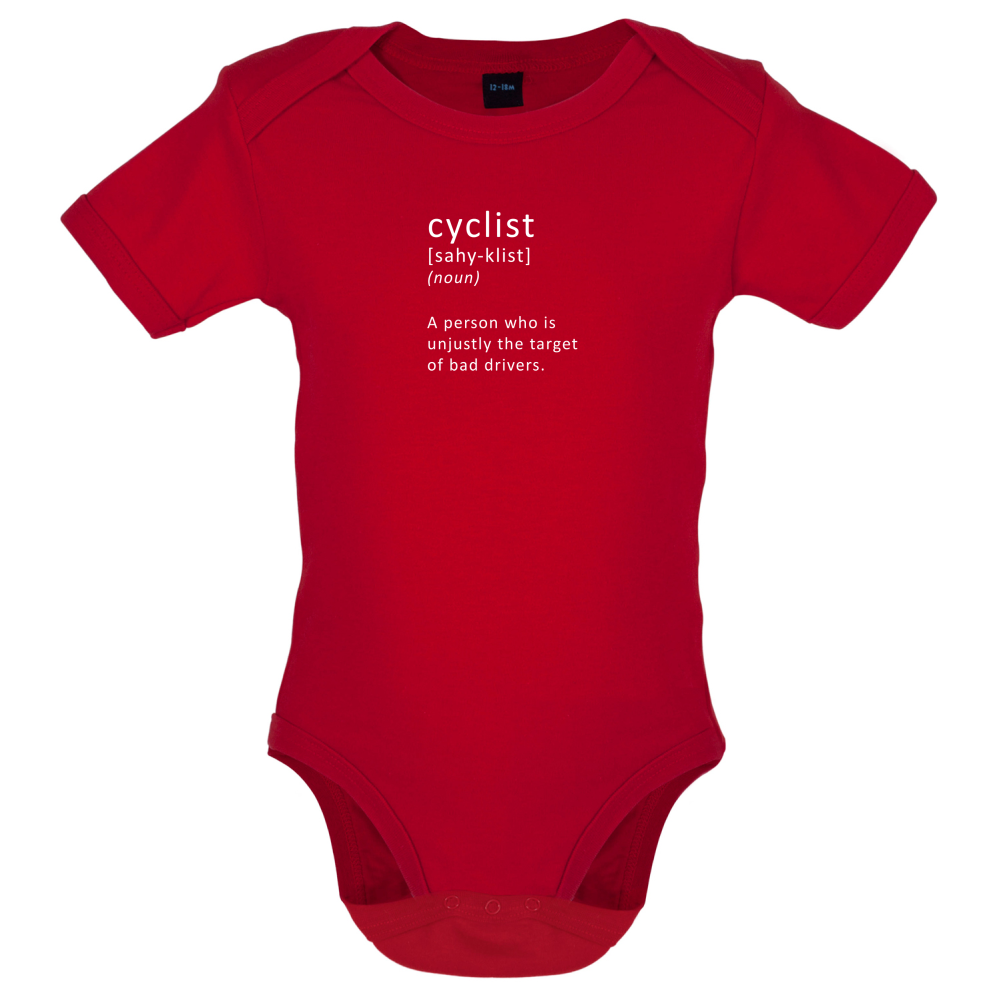 Funny Definition Cyclist Baby T Shirt