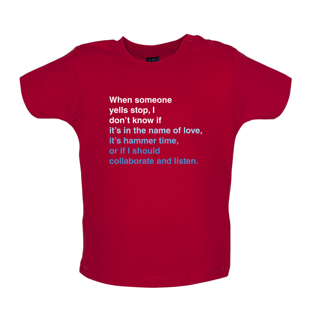 STOP Baby T Shirt