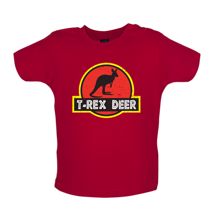 T-Rex Deer Baby T Shirt