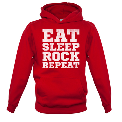 Eat Sleep Rock REPEAT Kids T Shirt