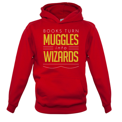 Books Turn Muggles Into Wizzards Kids T Shirt